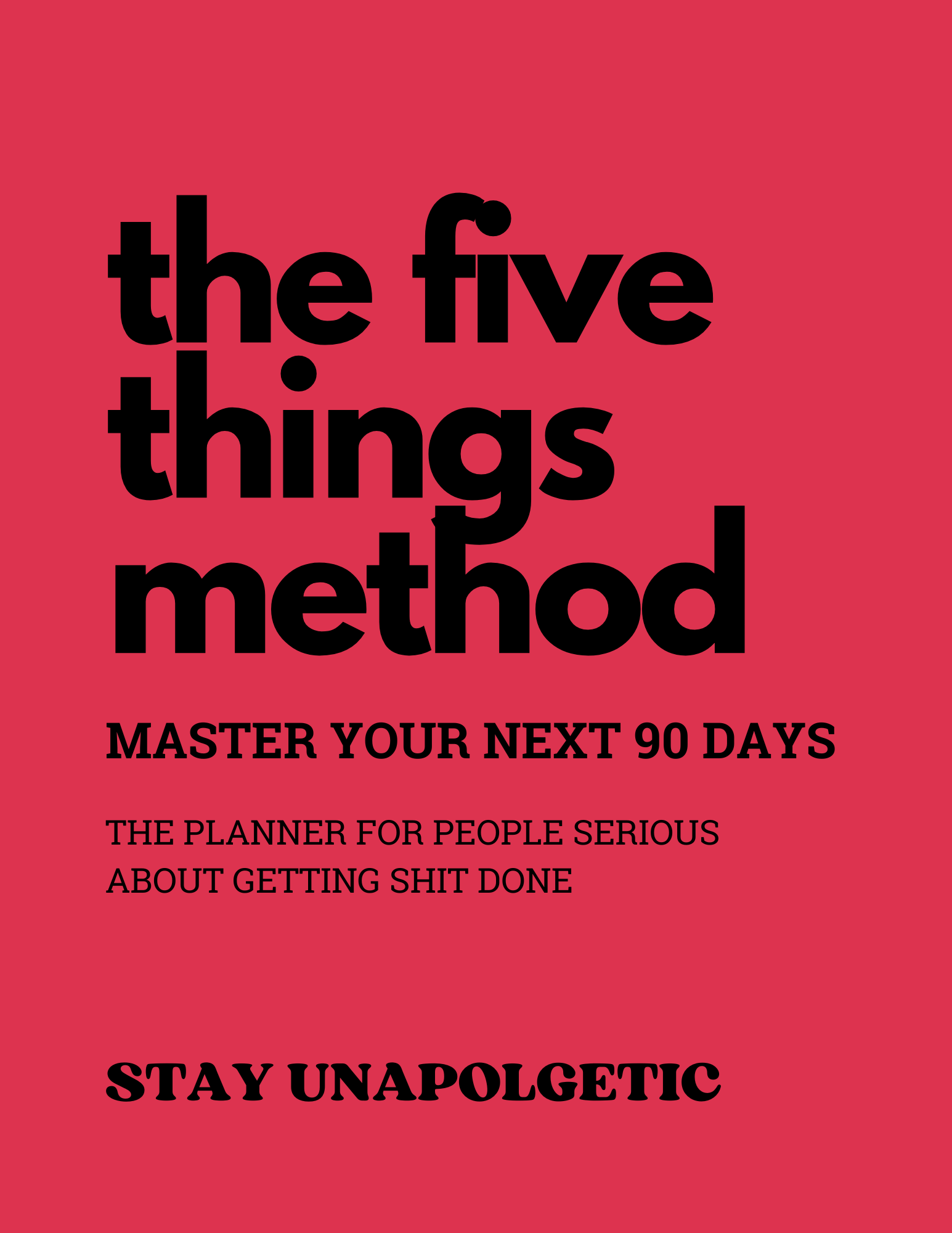 The Five Things Method cover